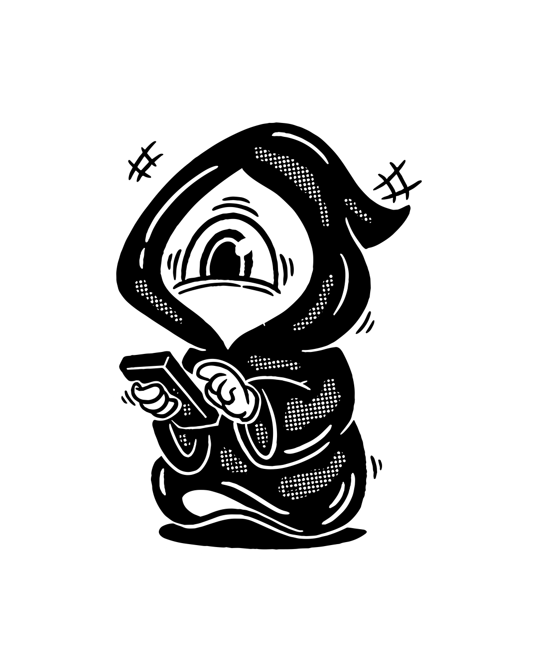 Overseer character with remote